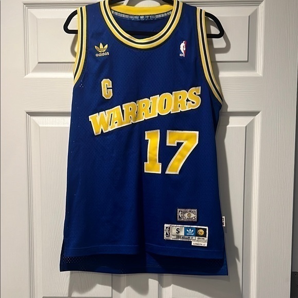 adidas Other - Adidas Warriors Blue and Yellow Basketball Jersey size S